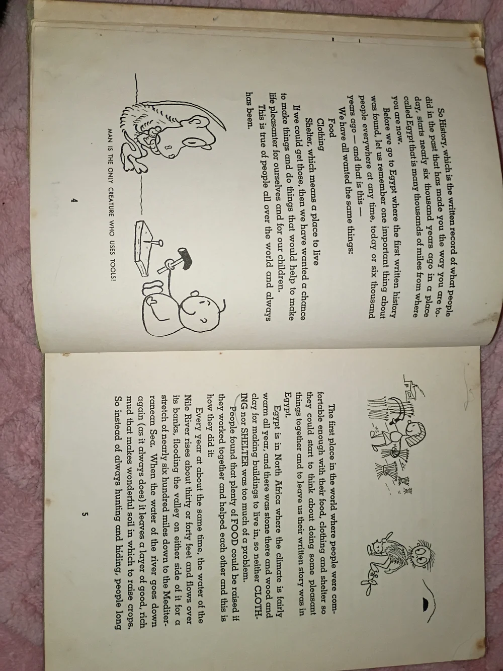 Vintage hardcover book is 